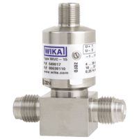 WIKA Ultra High Purity Transducer, Ex nA ic, Model WUC-10, WUC-15 and WUC-16
